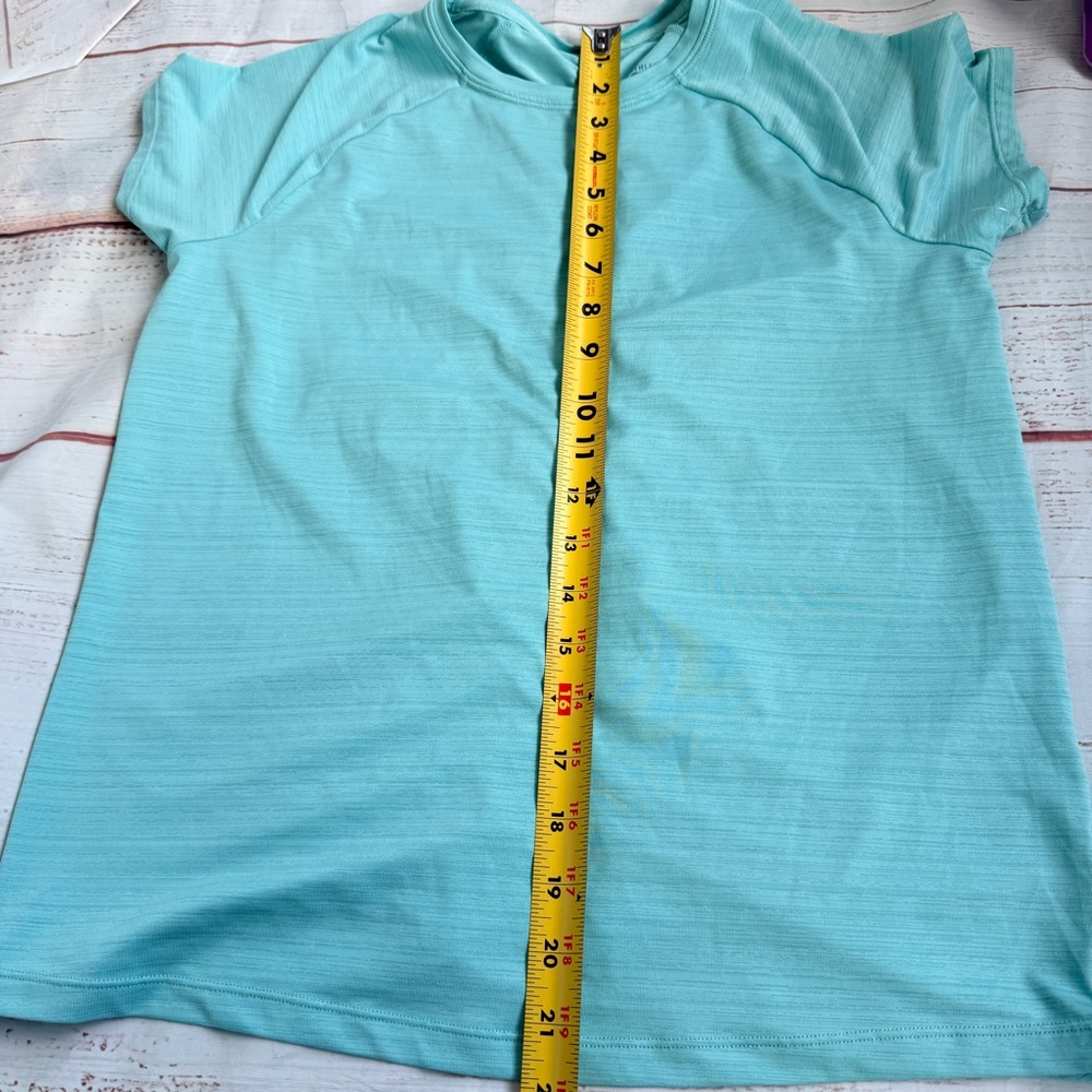 Athleta Girl: Teal Short Sleeve T-Shirt XXL - Picture 3 of 6